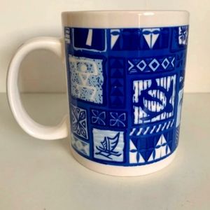 🇺🇦 Hawaiian ornamental tribal mug Tapa Honu 12 oz New Spring Easter
